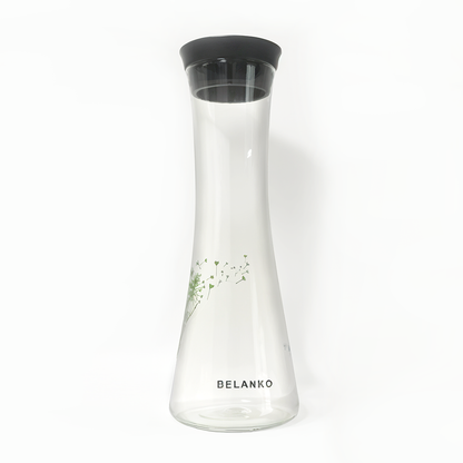 BELANKO 27 OZ Glass Carafes with Airtight Lids